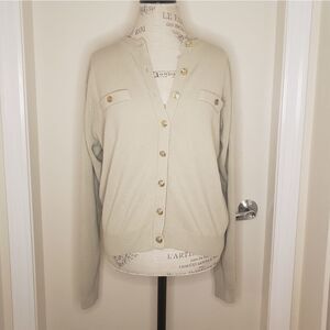 80s Gold Button Knit Cardigan